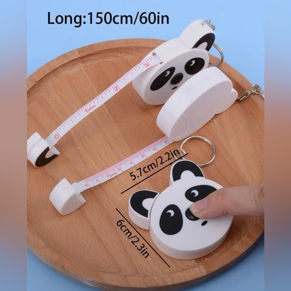 Panda 🐼 Seller Kit w/10 Poly mailers, 120 ThankYou stickers, & Measuring tape - Picture 3 of 4